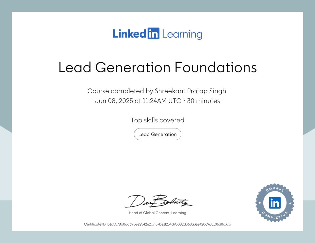 Certificate 3