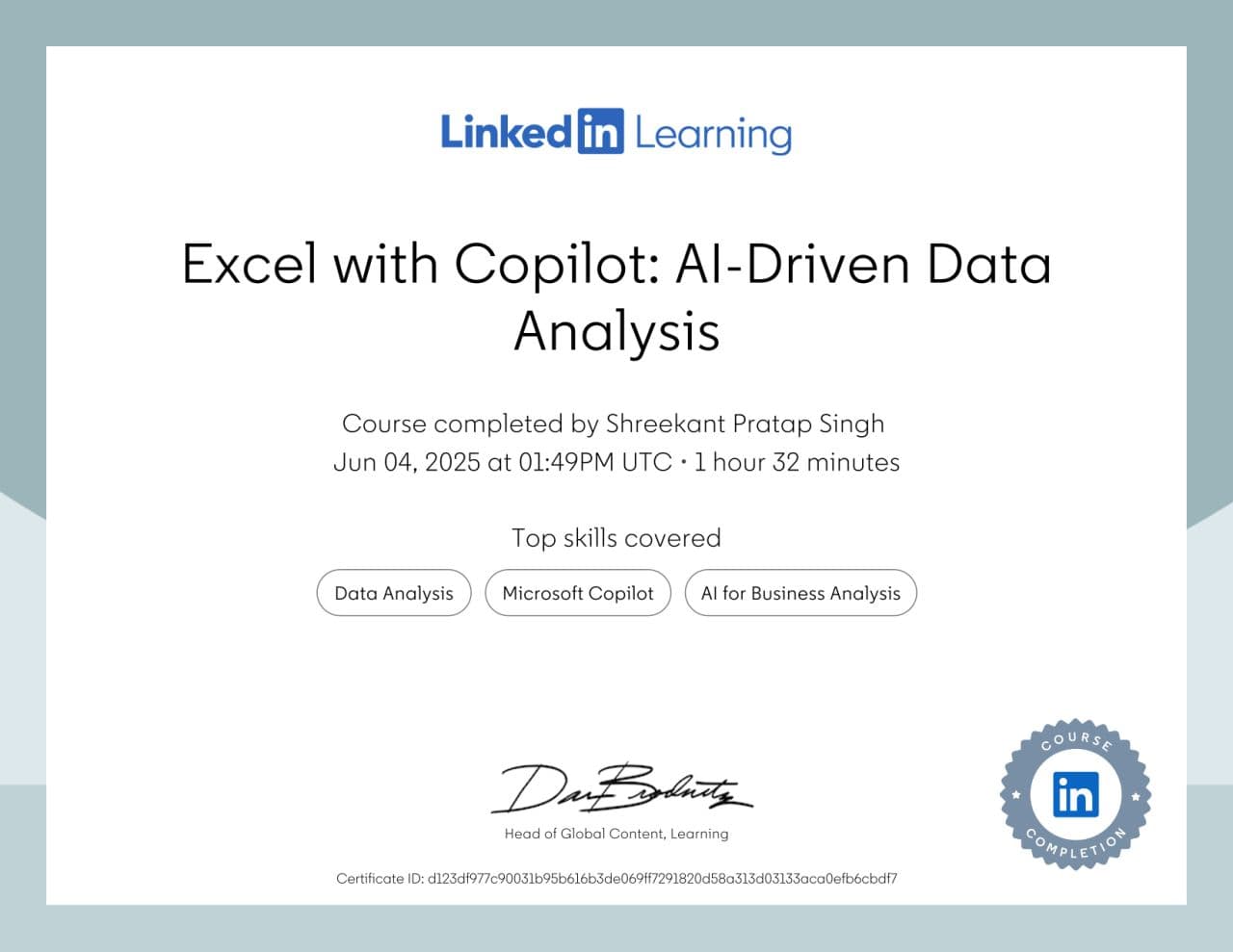 Certificate 5